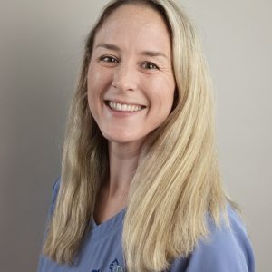 woman smiling